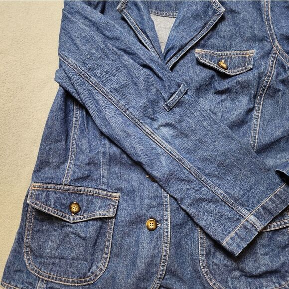 Vintage 90s Women's Northern Reflections Denim Jacket Sz Med - Picture 7 of 16